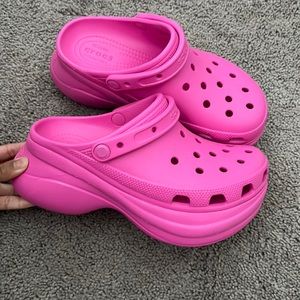 Womens platform crocs